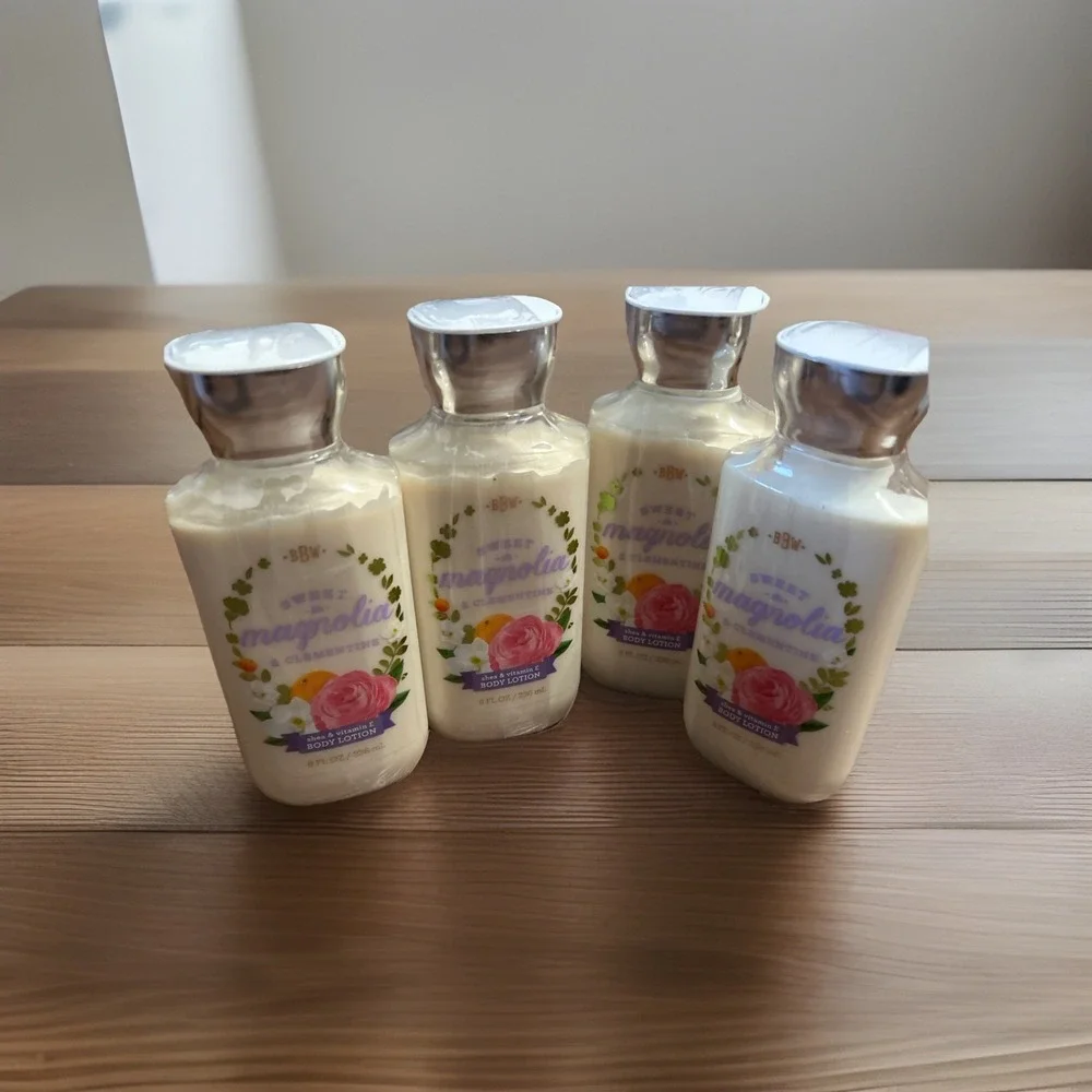 Bath & Body Works Sweet Magnolia & Clementine Lotion Lot Of 4 New Sealed - Picture 2 of 4